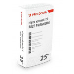 Písek křemičitý PRO-DOMA Premium bílý 25kg- 48pt/pal.
