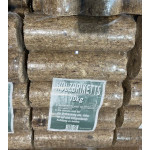 Brikety dřevěné kulaté s dírou 10kg/bal.-AKCE/pal.100ks
