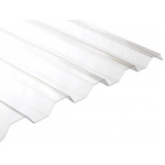 Guttagliss trapéz 2x0,9m PVC HR čirá