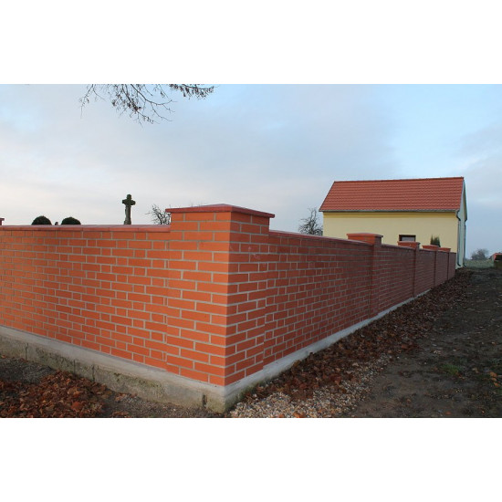 Cihla Klinker RF.Janka červená světlá 25x12x6,5cm- 420ks/pal. Cihla Klinker RF.Janka červená světlá 25x12x6,5cm- 420ks/pal.