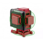 Křížový laser zelený 3D liniový samonivelační FORTUM