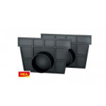 MEA čelo Home Eco PE-HD s předformovaným nátrubkem DN50mm
