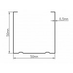 Profil SDK- CW 50/2,60m- 8ks/bal.