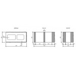 CS-CSBLOK štípaná ŠEDÁ koncová 40/20/20cm- 50ks/pal. 