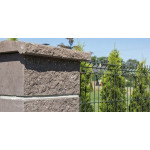 CS-stříška štípaná 20cm šedá- 44ks/pal.