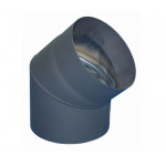 Koleno kouřové ABX120mm/1,5mm/45°