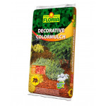 Mulčovací kůra dekorační barevná Oranžová AGRO FLORIA- 70L