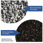 Okrasná drť Nero Ebano 8-12 mm 25kg 